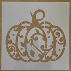 Sjabloon 20 x 20 cm - Pompoen 07