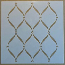 Sjabloon 20 x 20 cm - Quatrefoil 03