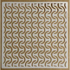 Sjabloon 20 x 20 cm - Kabelpatroon 01