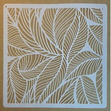 Sjabloon 20 x 20 cm - Floral 01