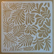 Sjabloon 20 x 20 cm - Floral 02