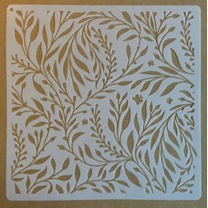 Sjabloon 20 x 20 cm - Floral 03
