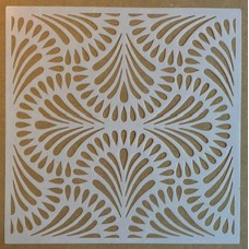 Sjabloon 20 x 20 cm - Floral 04