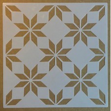 Sjabloon 20 x 20 cm - Floral 05