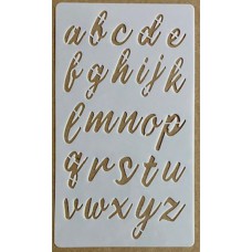 Sjabloon 10 x 17 cm - Alfabet 22