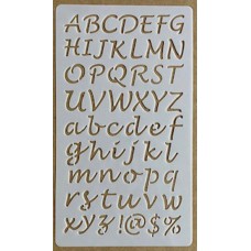 Sjabloon 10 x 17 cm - Alfabet 24