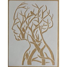 Sjabloon A4 - Silhouette boom 01