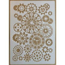 Sjabloon A4 - Tandwielen en klokken