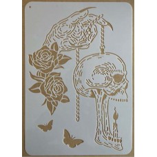 Sjabloon A4 - Doodshoofd 03