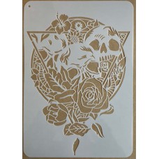 Sjabloon A4 - Doodshoofd 04