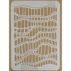 Sjabloon A4 - Achtergrond grafische golfbeweging