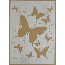 Sjabloon A4 - Vlinders Sjabloon A4 - Vlinders