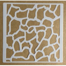 Sjabloon 15 x 15 cm - Giraffe print