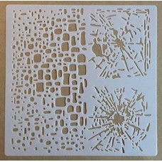 Sjabloon 15 x 15 cm - Mixed media 2 Sjabloon 15 x 15 cm - Mixed media 2