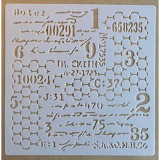 Sjabloon 15 x 15 cm - Mixed media 3 Sjabloon 15 x 15 cm - Mixed media 3