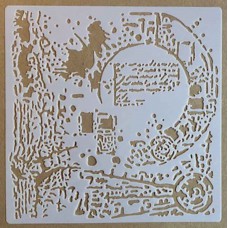 Sjabloon 15 x 15 cm - Mixed media 6 Sjabloon 15 x 15 cm - Mixed media 6