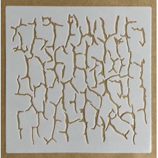 Sjabloon 15 x 15 cm - Crackle 1