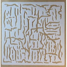 Sjabloon 15 x 15 cm - Crackle 2