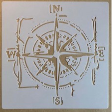 Sjabloon 15 x 15 cm - Kompas