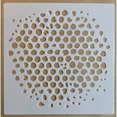 Sjabloon 15 x 15 cm - Cirkels 04 Sjabloon 15 x 15 cm - Cirkels 04