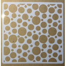 Sjabloon 15 x 15 cm - Cirkels 02