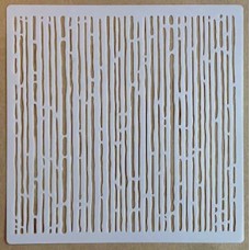 Sjabloon 15 x 15 cm - Strepen