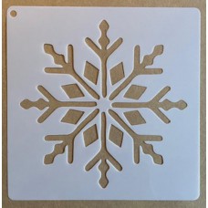 Sjabloon 15 x 15 cm - Sneeuwvlok 03