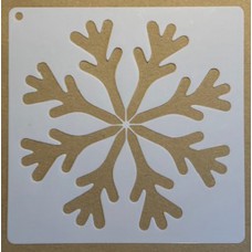 Sjabloon 15 x 15 cm - Sneeuwvlok 08