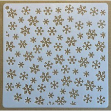 Sjabloon 15 x 15 cm - Sneeuwvlokken 14