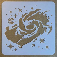 Sjabloon 15 x 15 cm - Space 06