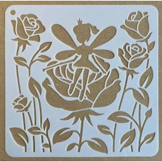 Sjabloon 15 x 15 cm - Fairy 03