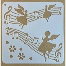 Sjabloon 15 x 15 cm - Fairy 06