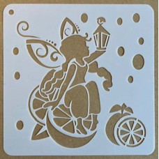 Sjabloon 15 x 15 cm - Fairy 09