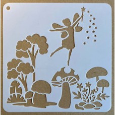 Sjabloon 15 x 15 cm - Fairy 14
