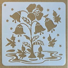 Sjabloon 15 x 15 cm - Fairy 15