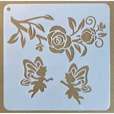 Sjabloon 15 x 15 cm - Fairy 16