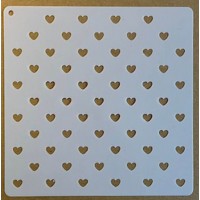 Sjabloon 15 x 15 cm - Harten 19 Sjabloon 15 x 15 cm - Harten 19