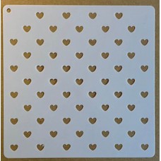 Sjabloon 15 x 15 cm - Harten 19