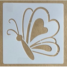 Sjabloon 15 x 15 cm - Vlinders 02 Sjabloon 15 x 15 cm - Vlinders 02