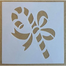 Sjabloon 15 x 15 cm - Kerst zuurstok