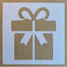 Sjabloon 15 x 15 cm - Kerstkado