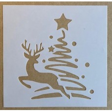 Sjabloon 15 x 15 cm - Rendier 01