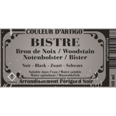Bistre pigmentpoeder zwart