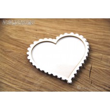 Chipboard Shaker box - heart