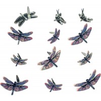 Shaped brads dragonfly
