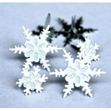 Shaped brads snowflake