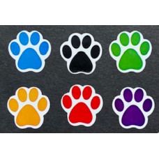 Sluitstickers gekleurde pootjes