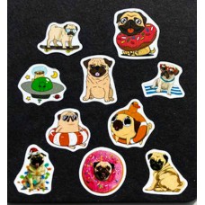 Stickers mopshond / pug