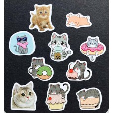 Stickers cartoon cats