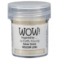 WOW! embossing Glitter Silver Snow